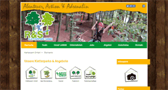 Desktop Screenshot of kletterpark-gmbh.de