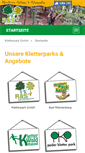 Mobile Screenshot of kletterpark-gmbh.de